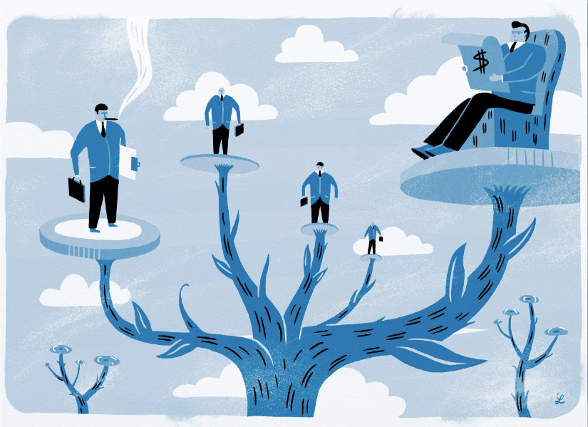 illustratie geld boom